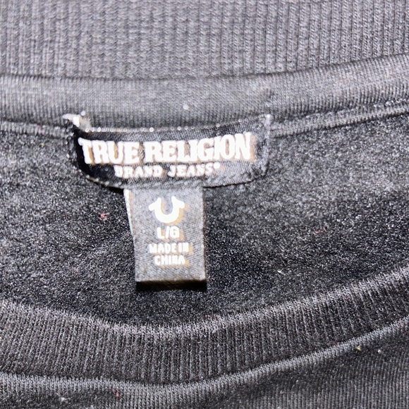True religion cropped sweatshirt - Picture 3 of 4